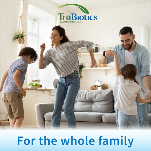 TruBiotics Probiotics 30 Capsules, Digestive & Immune Health Support, Regularity & Abdominal Discomfort Relief