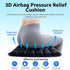 Petixol Inflatable Seat Cushion for Airplane TravelPress-to-Inflate Without Pump,Decompression Cushion, Portable
