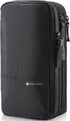 Purevave Compact Mens Toiletry Travel Bag, Waterproof Hanging Dopp Kit, Black Wash Pouch