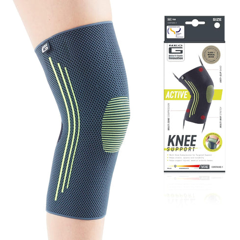 Neo-G Knee Compression Sleeve for Sports - Breathable, Lightweight, Elastic Knee Sleeve