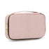 Yarwo Travel Makeup Brushes Bag, Portable Cosmetic Bag for Brushes (up to 9.4") and Essentials, Dusty Rose