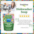 Auto Dishwasher Soap, 12.5oz Bag - Natural Concentrated Formula, Dishwasher Detergent Cleaning Supplies, Hard Water