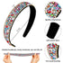 Wecoe 4 Pack Rhinestone Headbands, Fashion Glitter Sparkly Diamond Hair Accessories for Women Girls, Birthday Gift