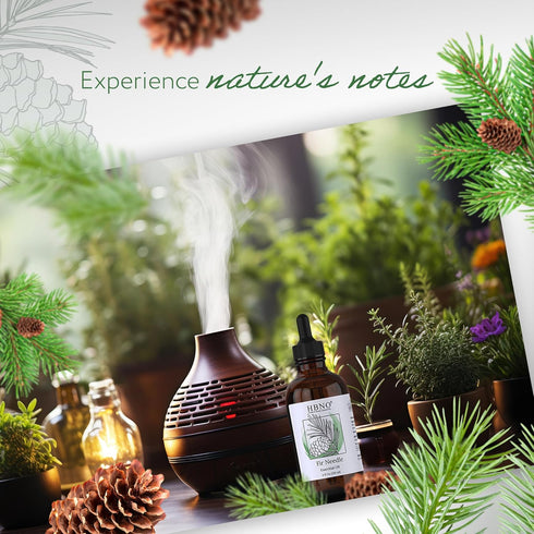 HBNO Organic Fir Balsam Essential Oil - Huge 4 oz (120ml) Value Size - USDA Certified Organic for Aromatherapy