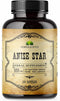 Star Anise Dietary Supplement - 100 Capsules of Anise Extract, 1000mg Natural Formula for Immune Strength and