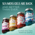Pack 1 TrueSeaMoss Sea Moss Gel Made in USA Wildcrafted Seamoss, Fruits & Jarred Vegetables Mango/Pineapple, of (Labels