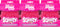 Stardrops – The Pink Stuff – SQeeZY Miracle Dual Sided Scrubber Sponge, Scratch Free for Ultimate Home Cleaning, 3-Pack