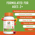 MaryRuth Organics Sugar Free Vitamin Gummies for Kids Age 2+, 60 Count Multivitamin with Vitamin C, D3, Zinc