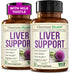 Liver Cleanse Detox & Repair - Artichoke Extract Liver Health Formula with Milk Thistle, Turmeric, Ginger, 2 Pack