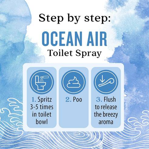 Aura Cacia Ocean Air Toilet Spray, 2 Fl. Oz.