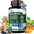 16-in-1 Organic Sea Moss 7000mg, Ashwagandha 2000mg, Black Seed Oil 4000mg, Turmeric, Vitamin C & D3 for Overall Health