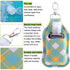 Duufin 40 Pieces Keychain Set with 20 Hand Sanitizer Holder Keychains and 20 Reusable Flip Cap Travel Bottles