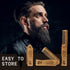 Striking Viking Folding Wooden Comb for Men - Sandalwood Mustache & Beard Grooming Comb