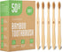 Biodegradable Bamboo Toothbrushes Bulk Soft Bristles (50 Pack) - Eco-Friendly, Compostable Natural Wooden Toothbrush