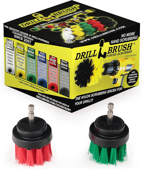 Kitchen Accessories - Pot Cleaner - Rice Cooker Scrubber - 2-inch Round Spin Brush Set for Hard Water, Rust Remover