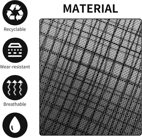 Hanging Folding Mesh Garbage Bag Organizer, Trash Bags Holder, Plastic Waste Bag Storage for Kitchen, Black