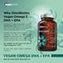 OmniBiotics Vegan Omega 3 DHA EPA Supplement, MD-Certified Prenatal, 60 Vegan Capsules