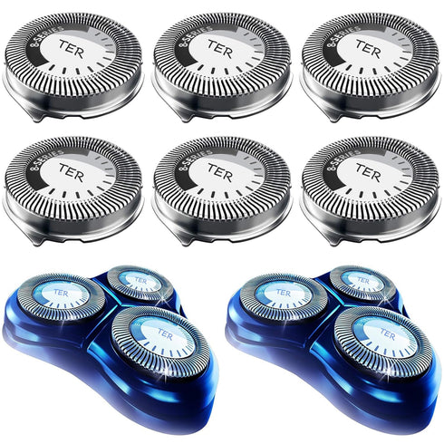 HQ8 Replacement Heads for Philips Norelco Shavers, Upgraded 6-Pack