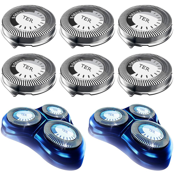 HQ8 Replacement Heads for Philips Norelco Shavers, Upgraded 6-Pack