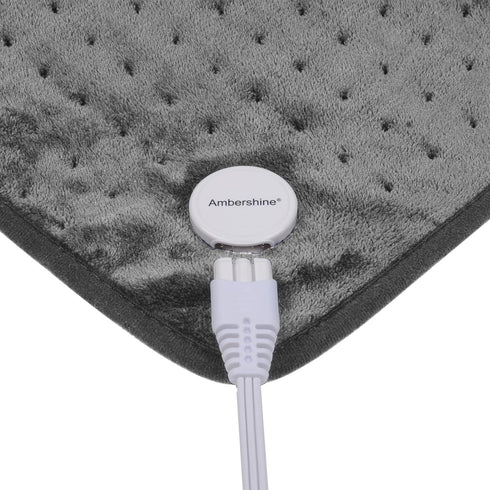 Ruqiji 17''x33'' XXXL King Size Heating Pad with 120 Minutes Auto Shut Off & 6 Temperature Settings for Pain Relief