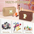 Personalized Birthday Gifts for Women, Preppy Patch Makeup Bag, Travel Organizer, Chenille Letter Pouch, Cute Stuff for