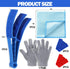 Set,Blind XANGNIER Window Blind Cleaner Duster Tool Cleaning Tools,Washable Multi-Surface Dusting Kit for Wood
