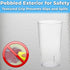 Restaurant Grade, BPA-Free 12oz Clear Plastic Cups 6pk, Durable Break Resistant Drinking Glasses for Cafe, Party