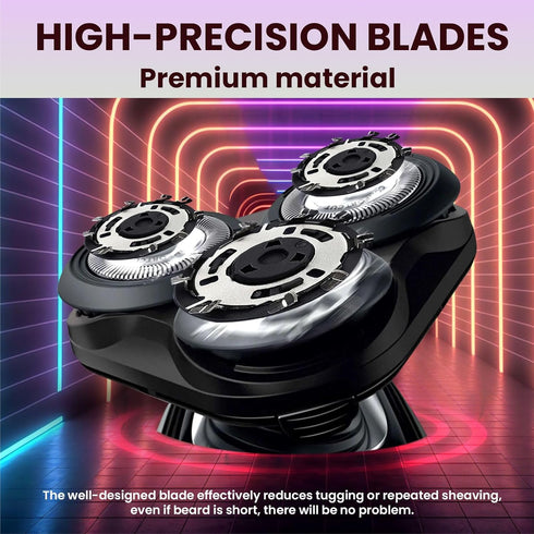 SH50 Replacement Heads 3-Pc Pack, Compatible with Philips Norelco 5000 Series Electric Shaving Razor Blades