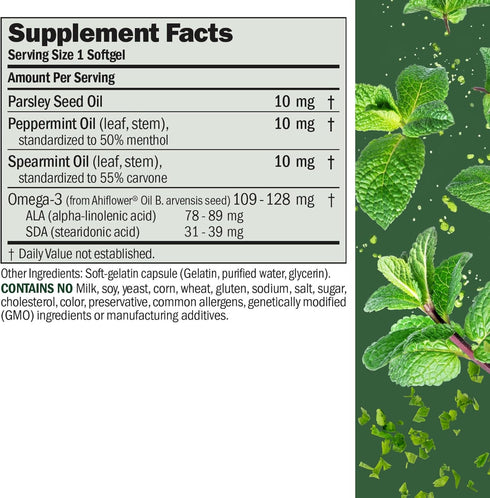 Andrew Lessman Breath Plus 60 Softgels – Natural Breath Freshener with Peppermint & Spearmint, Easy to Swallow