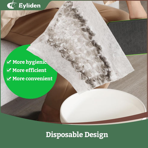 Eyliden Sweeper Mop, Wet & Dry Mops for Floor Cleaning, Disposable Dust Mop Starter Kit with 36 Refills