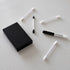 Reusable Q-tips Ear Swab and Makeup Swabs Kit with 4 Silicone Swabs and 1 Case for Ears, Baby, Beauty (Black, 4Swabs
