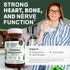Natural Nutra Chelated Magnesium Oxide Supplement - Promotes Strong Bones, Dental Health, and Energy Levels - 180