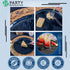 set, 360 180 120 60 Party Bargains Disposable Cutlery SAPPHIRE Design, Clear Color, Pieces: Forks, Spoons, Knives