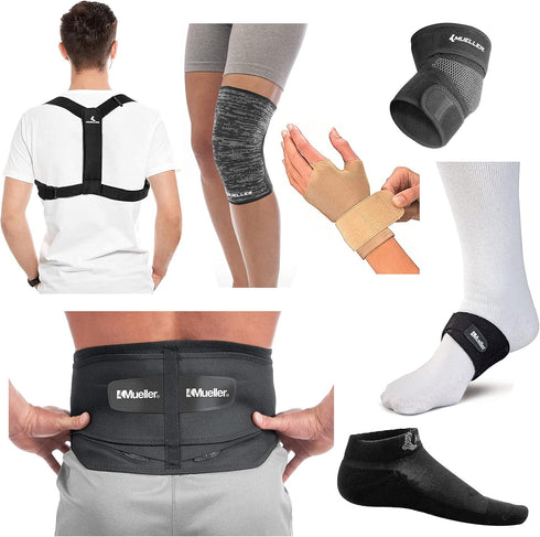 Medium Mueller Compression Wrist Gloves, 7.5 in. - 8.5 in