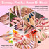 Professional Nail Files, 12pcs Emery Board Nail File for Natural Nails 100/180/240 Grit, Coarse Fingernail Tools