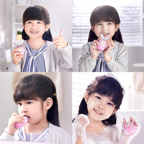 Kids Portable Waterproof Sonic Electric Toothbrush
