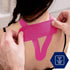 MED PRIDE Body Tape for Muscle Pain Relief, Uncut 2in X 16.4ft Kinesiology Roll, Latex-Free Athletic Support (Pink)