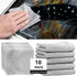 HABOQUAN 10-Pack Non-Scratch Metal Dish Cloth: Multi-Purpose Metal Cleaning Rag for Kitchen -