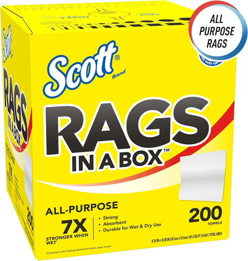 KCC75260 Scott Rags in a Box - Towels for Household Use