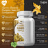 Pumpkin Seed Oil - 100% Cold Pressed Pure 1000mg Extraction for Hair Growth and Skin Health
