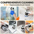 IPX7 6 -SD-CTB02 Electric Bathroom Cleaning Brush, Cordless Spin Scrubber Full Body Waterproof with Replaceable Brush