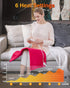 WOOMER Electric Heating Pad for Back Pain & Cramps Relief, 17"x33" Extra Large, Multi-Color Option, Auto Shut-Off