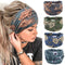 Wide Boho Headbands for Women - Fashion Knotted Headband Yoga Workout Hair Accessories 4 Pack