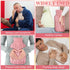 2 Pieces Knitted Hot Water Bottle Cover, Soft Sweater for Hot Compress and Cold Therapy (Pink, Khaki)