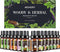 Woody & Herbal Essential Oils Set - TOP 14 Fragrance Oil for