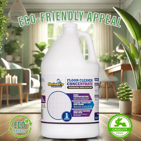 Supplies,1-Gallon. Sheiner's Multipurpose Cleaner Concentrate, No-Rinse Floor Cleaner for Mopping & Floor Degreaser