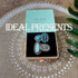 Western Turquoise Decorative Hair Ties for Women and Girls, Bohemian Ponytail Holders (4 Pcs)