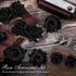 Waydress 12 Pieces Rose Flower Hair Clip Brooch Floral Clips Mexican Hair Pins Accessories for Women Mother Bridal
