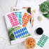 JERCLITY 20 Sheets Candy Color Marbling Nail Polish Strips with Nail File for DIY Nail Art Manicure Kit