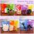 Sinload 120 Supplies(Clear,7.1 10.2 Inch) Pcs Plastic Gift Bag Bulk Resealable Party Goodie Bag with Clear Window Color
